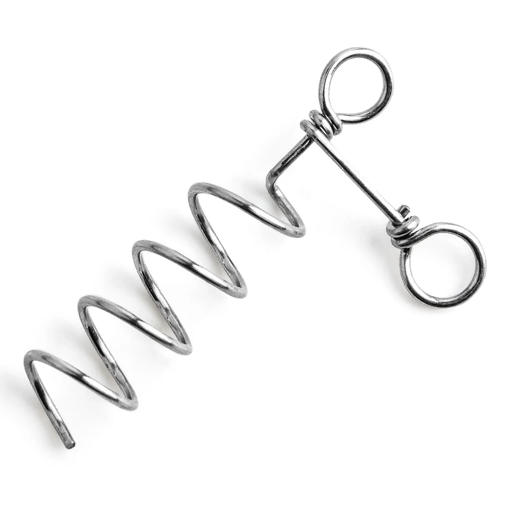Spinpoler Fishing Accessories Shallow Screw Rigging Rubber Attaching Soft Tails Fishing Pin Needle Screw Pesca Tackle