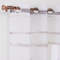 Custom Size Striped Sheer Tulle Curtains & Valances Digital Printed Window Paper for Living Room Home Decor