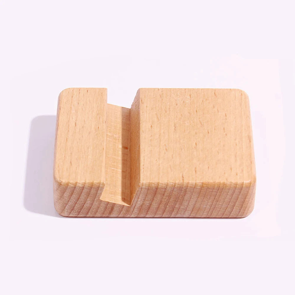 New Product Promotion Logo-free Wood Phone Holder