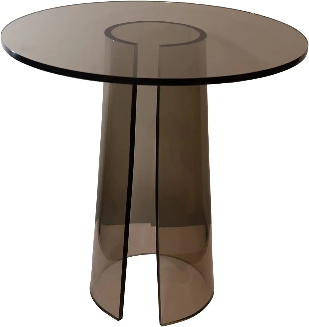 Acrylic End Table Grey Transparent Color Modern Acrylic Teapoy Coffee Desk Display Stand Decoration Rack Acrylic Furniture