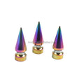 Rainbow 17x50mm Spike Stud Metal Screw Rivets Punk Stud