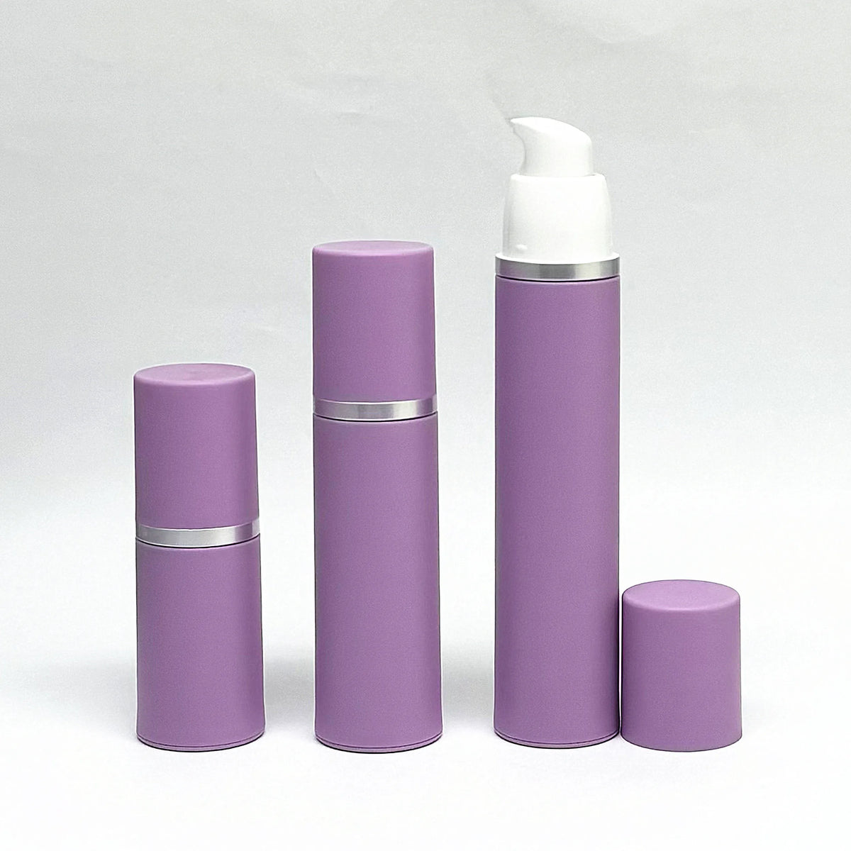 15ml 30ml 50ml Plastic PP Frosted Vacuum Pump Bottle Matte Airless Pump Bottle for Skincare Cream Packaging Luxury