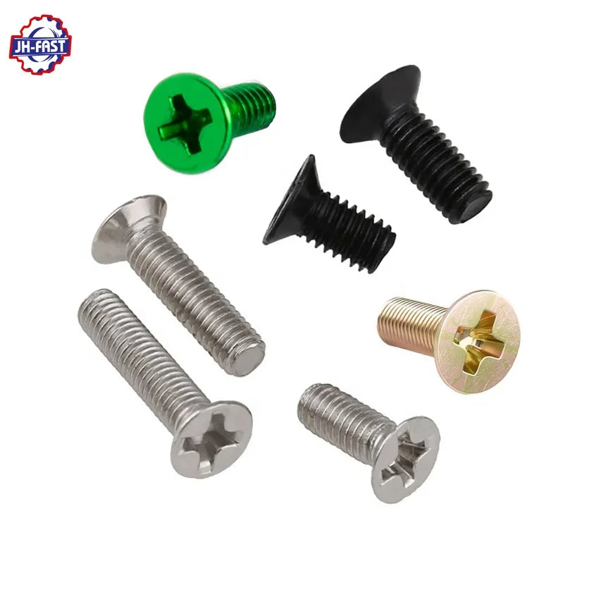 Din7991 M3 M4 M5 M6 M8 304 Stainless Steel Hexagon Hex Socket Flat Head Countersunk Head Screws
