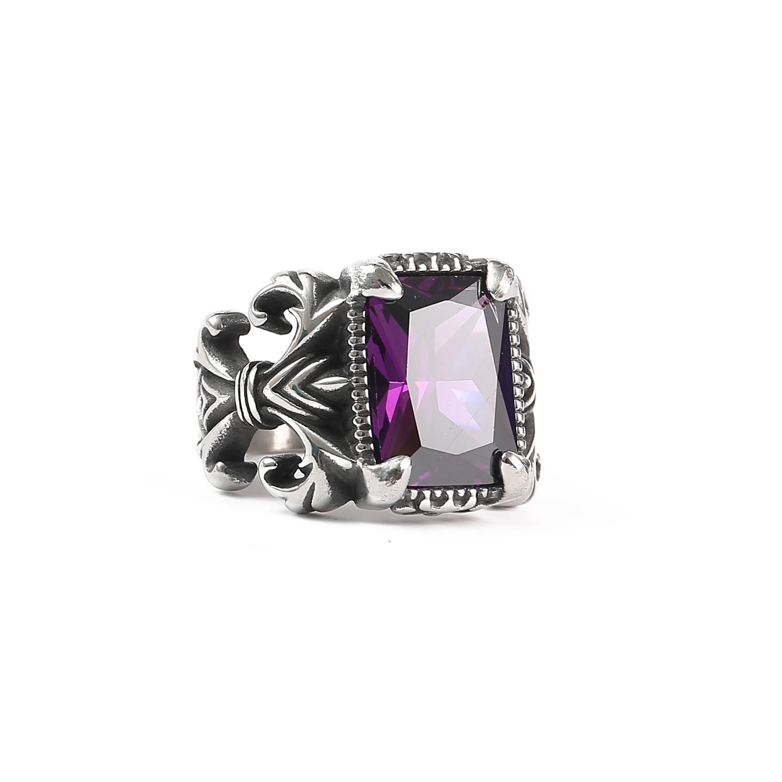 Nordic Design Souvenir Gift Stainless Steel Norse Mens Ring Viking Jewelry