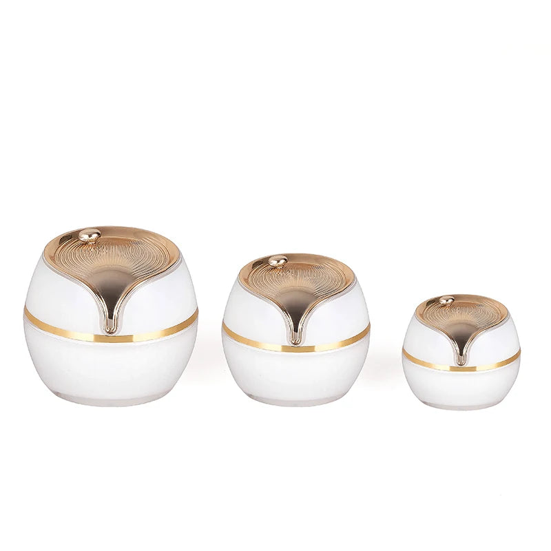 Luxury 15g 15ml Empty Small Fancy Skin Care Custom Plastic Packaging Face Acrylic Cosmetic Body Cream Jar