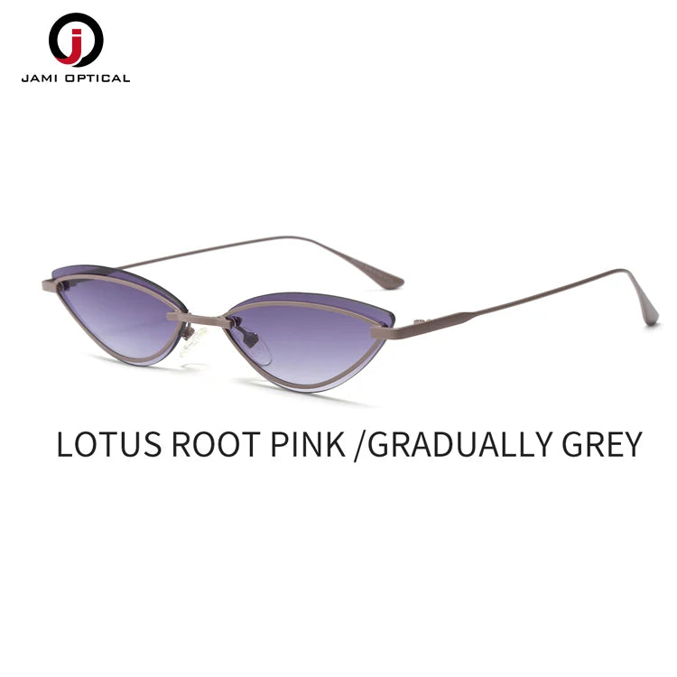 Wholesale Women Men Women Sunglasses Triangle Styles Custom Logo Metal Sunglasses