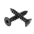 M2 M2.3 M2.5 M2.6 M3 M4 M5 M6 Steel Wood Sheet Metal Black Allen Hex Socket Countersunk Head Self Tapping Screws