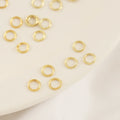 Connect Plated Close Jump Ring Donut Jump Ring Jewelry Findings Gold 7mm Brass DIY Jewelry Making Ring Brass