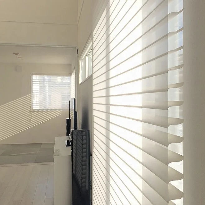 Triple Shade Blinds Motorized Silhouette Blinds Fabric Triple Blind Silhouette Shade Shangri-La Shade