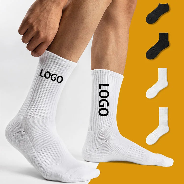 YILONG Custom Winter Sports Socks Bamboo Cartoon Heating Design Compression Grip Cotton Baseball Tie Dye Thick Cotton Socks