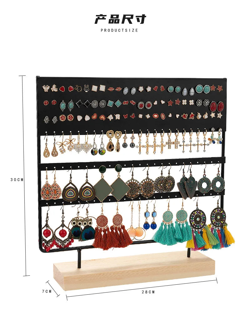 Hot Selling Earring Holder Stand Metal Display Tool for Earrings Hanger Bracelet and Necklace Holder