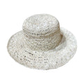 Handmade Summer Paper Adjustable Striped Wide Brim Customizable Panama Style Sun Hat for Travel Beach & Countryside Use