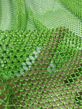Custom Crystal Rhinestones Mesh Fabric Bling Clear AB Glass Rhinestones Trim Fabric for DIY Dress