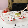 Custom Non-Stick Bakeware 6 Cup Muffin Pan Square Christmas Cupcake Ceramic Baking Tray for Oven
