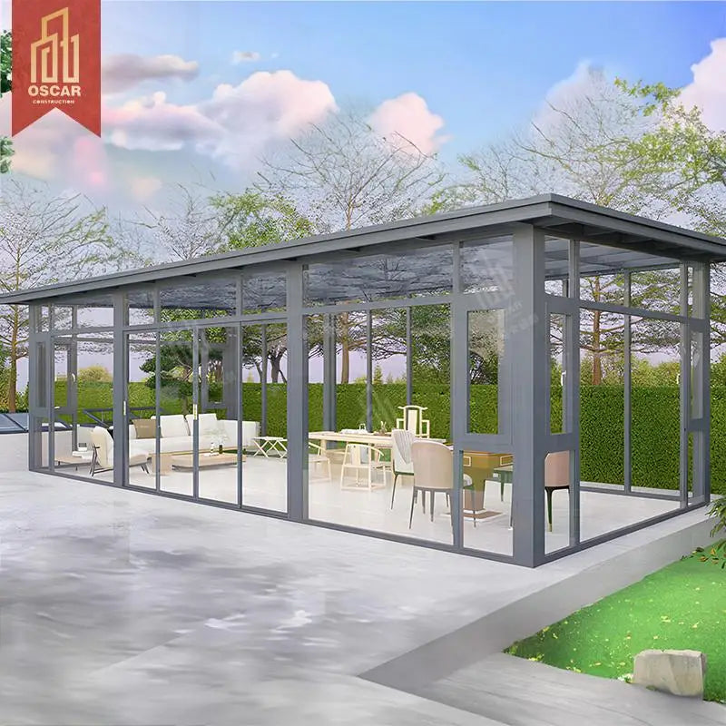 Laminated Glass Sun Rooms Free Standing Diy Kit Outdoor Indoor Patio Garden Multipurpose Durable Transparent Versatile Sunroom