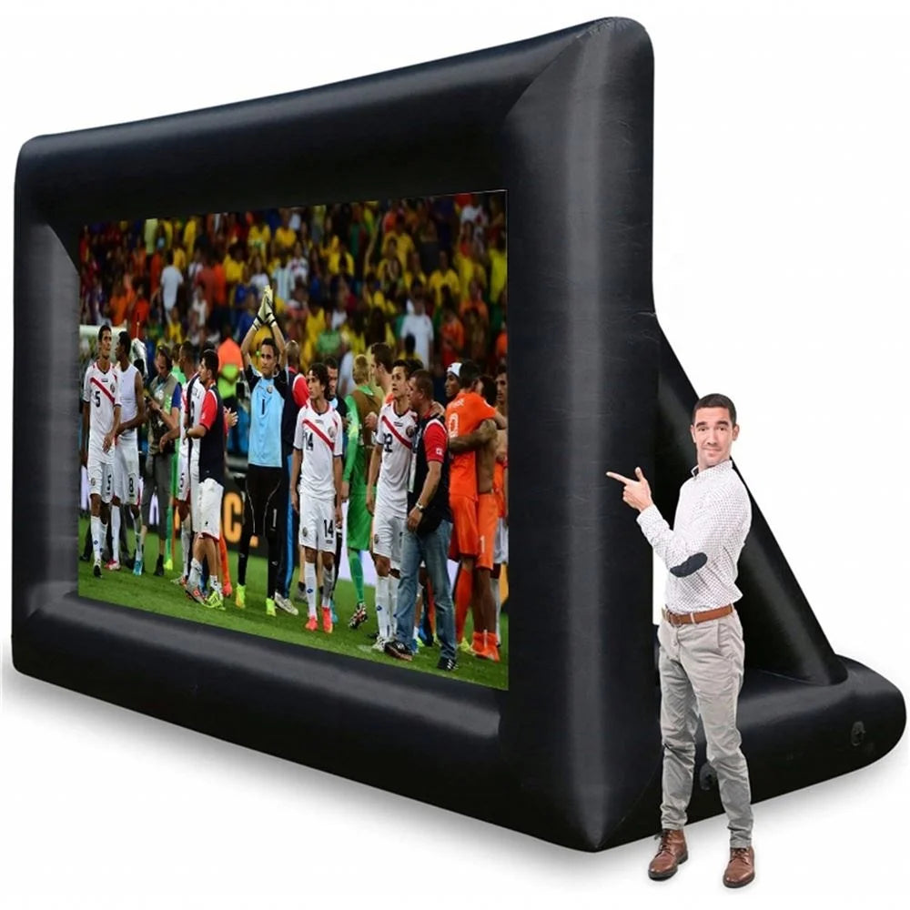 16:9 20Ft Oxford Romantic Night Party Air Projection Outdoor Movie Screen Inflatable
