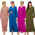 Middle East Dubai Custom Knitting Islamic  Clothes Prayer Blouse  Ladies Muslim Clothes Plus Size Muslim Women Clothes for Girl