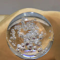 Honor of Crystal Glass Bubble Ball With Bubbles Fengshui Paperweight Natural Creative Gift