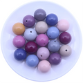 Popsale 20MM Gumball Chunky Mixed Color Acrylic Round Fashion Solid Beads