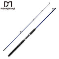 FISHINGFANS 1.8m 2.1m Fiber Glass Medium EVA Handle Lure 10-60g Spinning Fishing Rods MH Lake & River Use