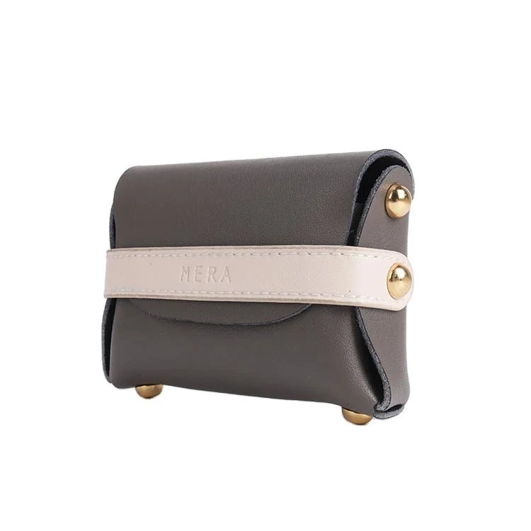 Custom Logo Leather Card Holder Box Elegant Design Personalized Playing Cards Case Storage with New Logo