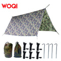 Woqi Tent Tarp Camping Ground Sheet Waterproof Mat Oxford Rain Fly for Outdoor Backpacking Hiking Picnic