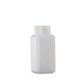 Lab Use Wide Mouth HDPE Square Plastic Bottles 20ML 60ML 100ML 250ML with Screw Cap Design for Chemical Storage Paint Packaging