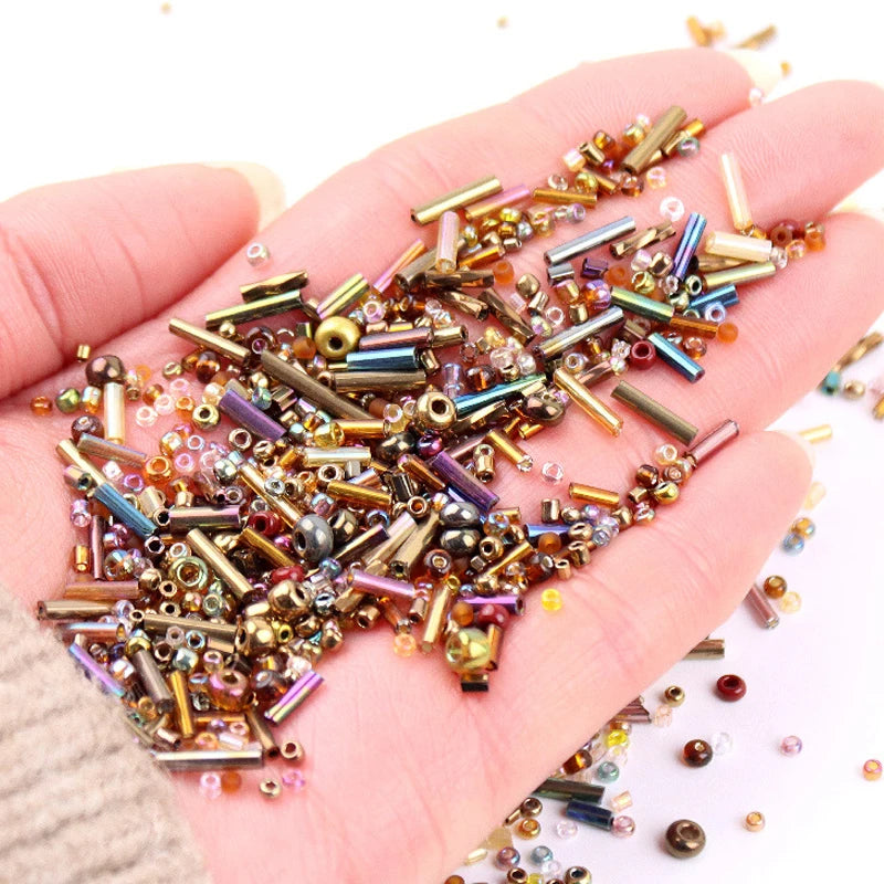 JC Crystal Mixed Size Crystal Seed Beads for Jewelry Making  Wholesale 10g/bag Silverlined Color Glass Seed Beads for Bracelet
