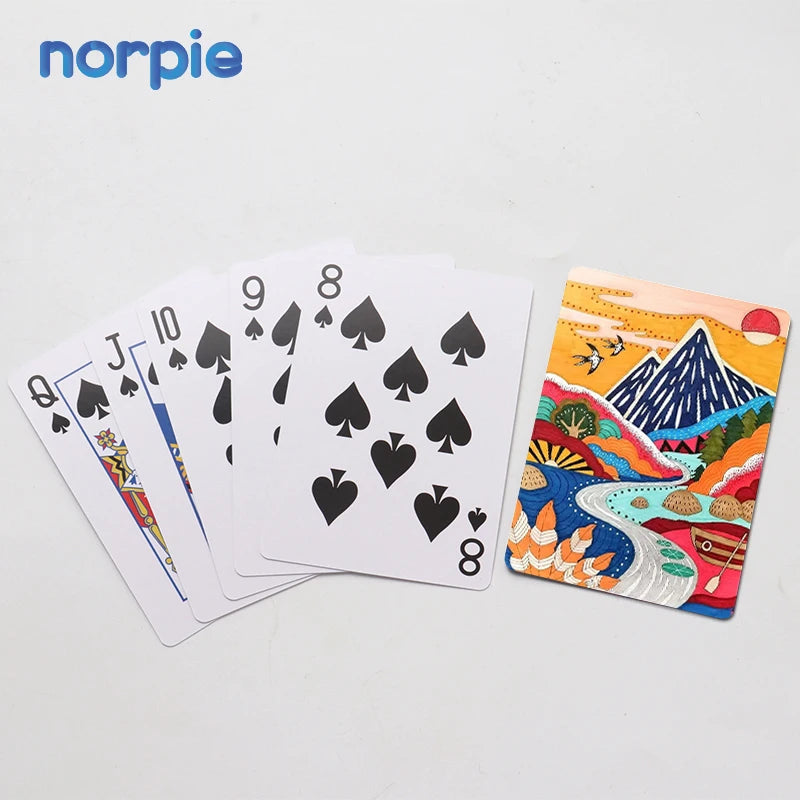 Traveling Home Festival Use Sublimation Blank Paper Game Playing Cards
