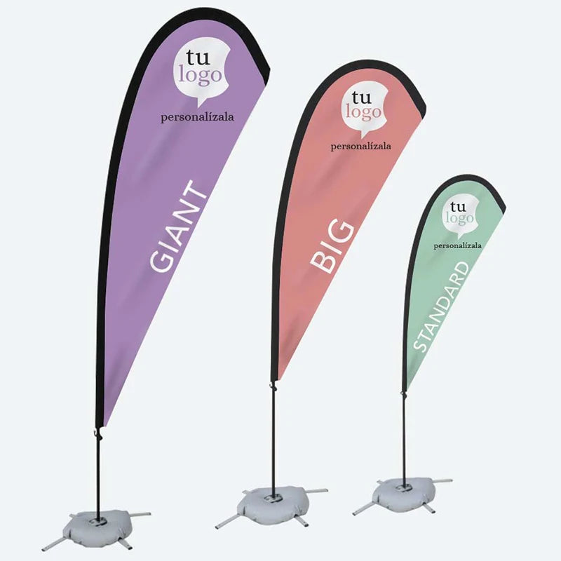 Customized Promotional Flying Banner Beach Feather Flag Advertising Any Size Beach Feather Flag for Display