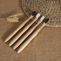 For Toothbrush Eco Friendly 100% Natural 10000 Soft Bristles Biodegradable Home Use Hotel Travel Toothbrush