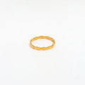 Joolim Jewelry Wholesale 18K Gold Plated CZ Shape Stainless Steel Rings for Women Rings