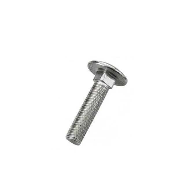 Factory Bulk ANSI Grade 5 8 Inch Thread Steel Zinc Galvanized Mushroom Neck Head Coach Carriage Bolt