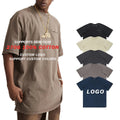 Custom Printed Graphic Sublimation 3D Puff Print Cotton Heavyweight Blank Oversized T Shirts for Men