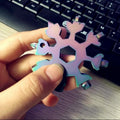 Outdoor Knives and Tools Portable EDC Multifunction Torque Snowflake Wrench Hexagonal Universal Octagonal Screwdriver