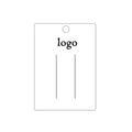 Customized Logo Paper Hair Bows Display Card Paper Necklace Earring Packaging Jewelry Display Holder Cards