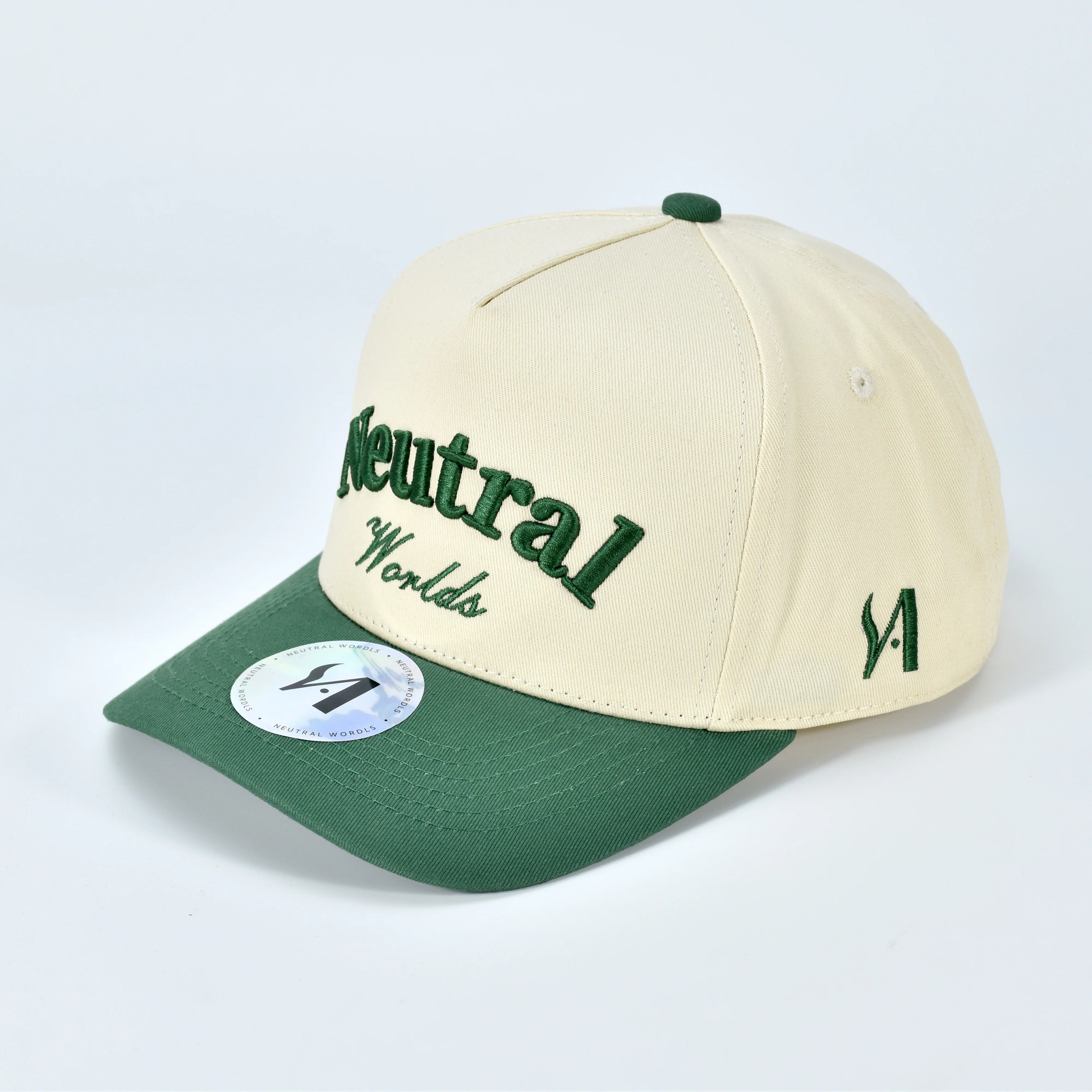 Outdoor Sun Protection Sport Hat Adjustable 5 Panel Trucker Hats 3D Embroidered Breathable Cotton Unisex Two Tone Baseball Cap