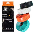 Low MOQ Bicycle Handlebar Tape PU EVA Handlebar Grips  Bicycle Mountain Road  Carbon Stripe Fixed Gear  With 2 Bar Plug