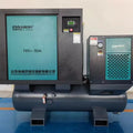 High Power 37kw 20bar Air Compressor Wet & Dry Two Tank Large Skid- Mounted Station for Laser Cutting Machine New Condition