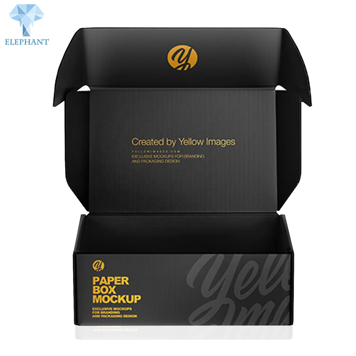 Custom Logo Top Grade Luxury Foldable Paper Cardboard Black Boxing Shoe Box