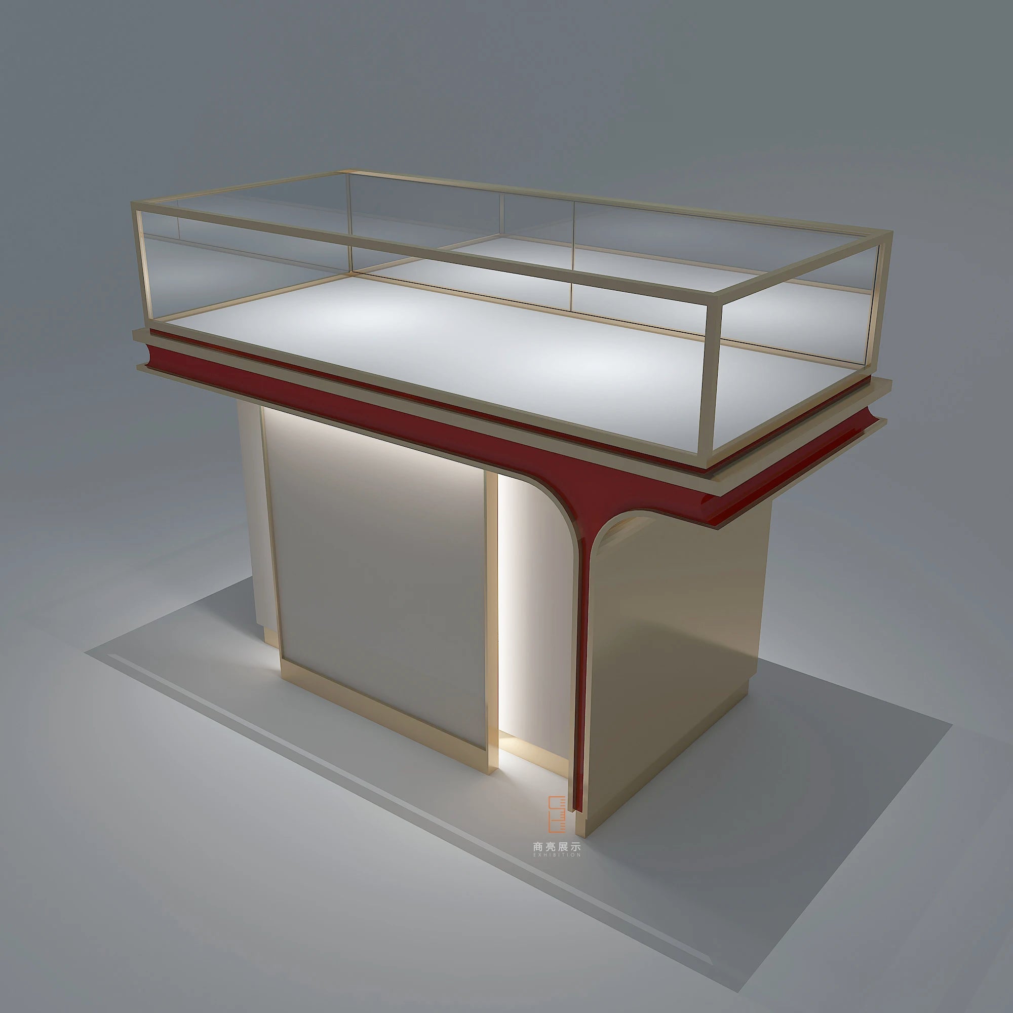 Fine Design Cost-effective Shang Liang Vertical Jewelry Cabinet LED Eco-Friendly Heavy Duty Jewelry Storage Small Cabinet