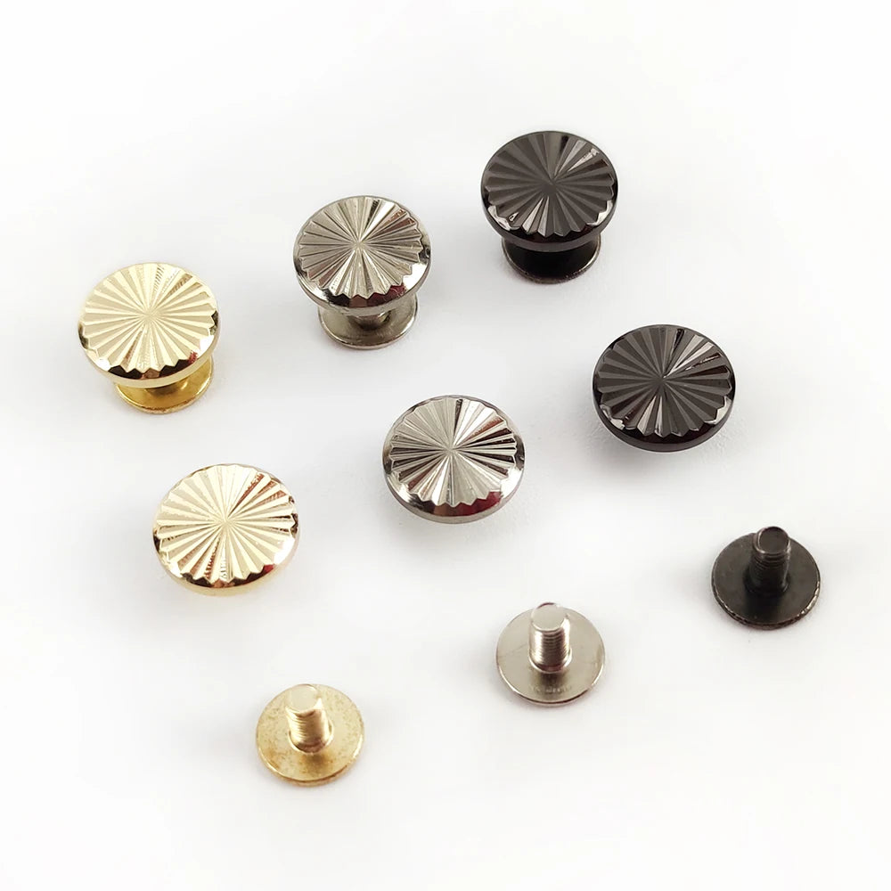 Deepeel RT008  10mm Bags Hardware Handbag Decoration Studs Button Nail Buckles Rivet Screw