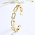 Chain Shape Hemicyclic Type Fine Fashion Semi-Ring Shape Personalize Jewelry Waterproof Bracelets Bangles