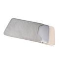 PU Waterproof Notebook Computer Sleeve Pu Leather Laptop Sleeve With Zipper
