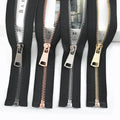 Meetee ZA447 5# 16/18/20/25/30/35/40/45/50/60/70/80cm Shoes Pocket Down Coat Clothes Zipper Auto Lock Zips Alloy Zippers