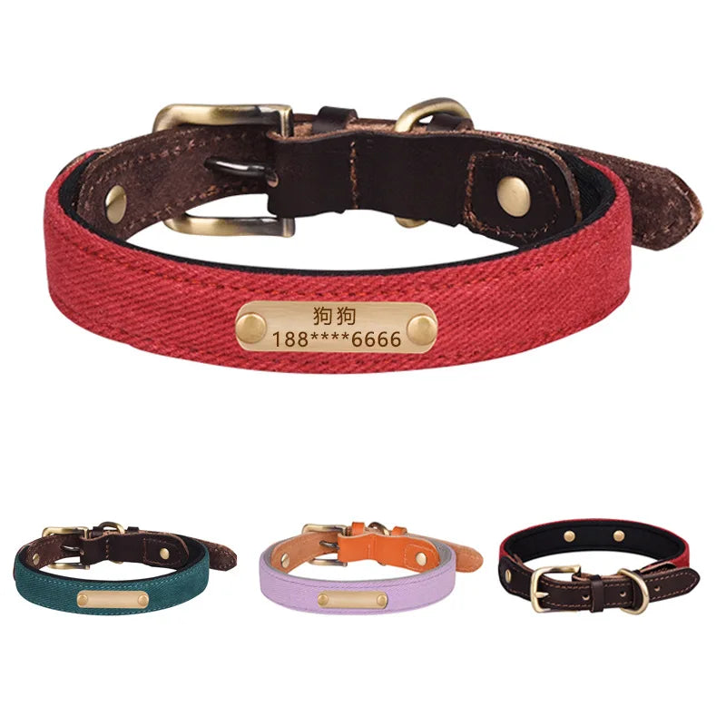 Wholesale Custom Acceptable Engraving Kitten Puppy Anti-lost Name Pet Dog Collars Tag