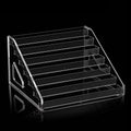 Custom Clear Step Tabletop Acrylic Nail Polish Display Stand Sunglasses Holder Counter Lipstick Display Rack