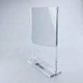 Acrylic Sign Holder Clear Table Menu Double Sided T Shape Poster Stand Acrylic Display for Wedding Restaurant Hotel