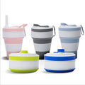 Manufacturers Wholesale New Silica Gel Folding Cup Telescopic Water Cup Travel Cup