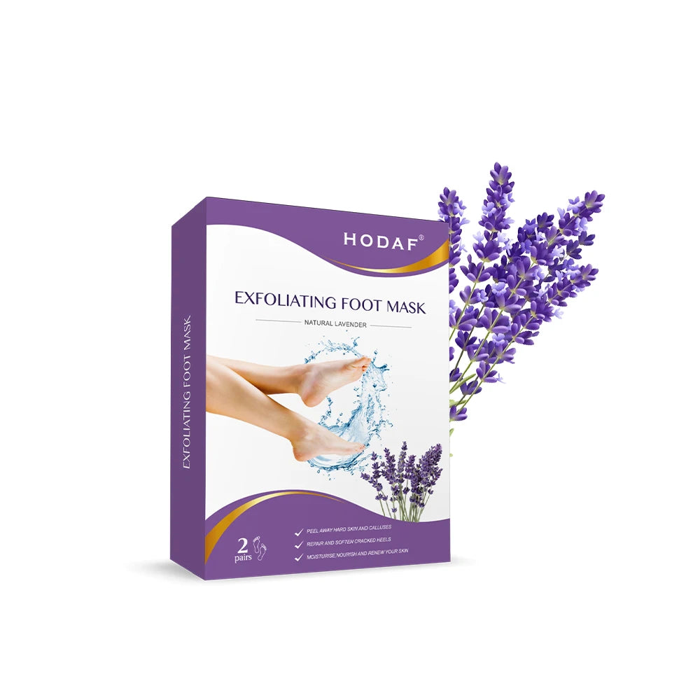Private Label Removal Calluses Crack Heel Exfoliating Foot Mask for Pedicure Spa Peel Foot Mask